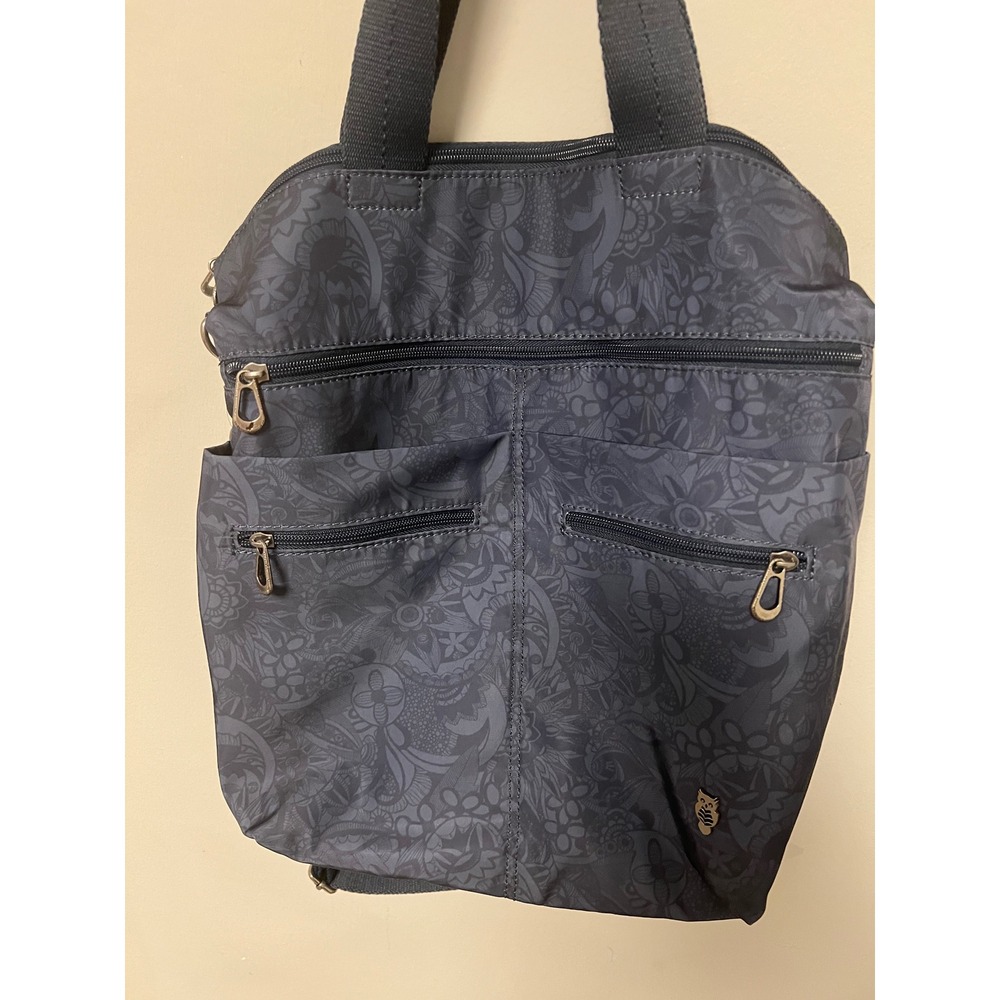 Sakroots Berkeley Backpack Tote OS Indigo NWT Floral Recycled Vegan 109546